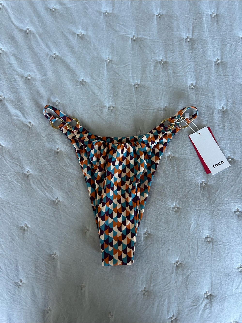 Toco Swim Tabanca Bikini Bottom in “Siren” Small